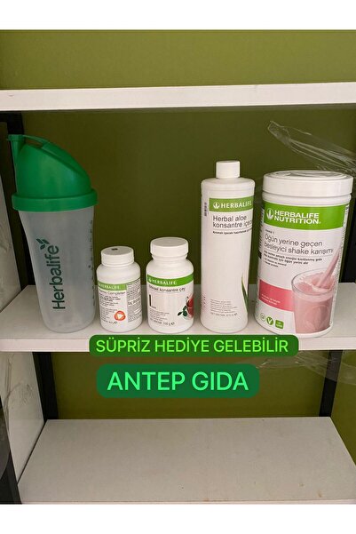 Herbalife Ahududulu shake Aylık full set mağaza  ürünüdür