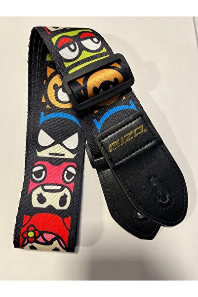 3M Atölye حزام الغيتار L للوكالي، باس غيتار، حزام باجلاما L (مع دبابيس الحزام...