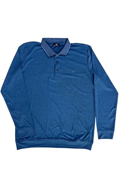 lacaton Long Sleeve Polo Neck with Placket