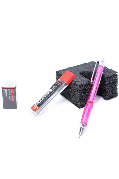 Rotring Oppland 2B Visuclik Stationery Rotring - 0.7 mm Durable Set with Eraser Gift