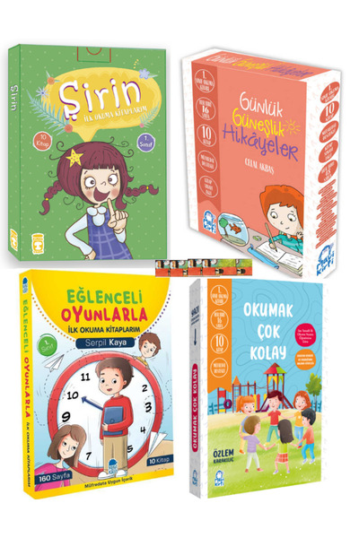 Mavi Kirpi Yayınları 1.Sınıf Okuma setleri-Şirin İlk Okuma Kitaplarım,Eğlence...
