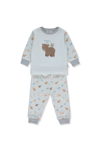 Bebetto Interlock 2-Piece Pajamas Set Without Booties - Colorful Pyjamas/24-Mother S Son F1357