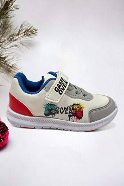 Ponchiq Tenisky na suchý zip s potiskem pro chlapečka