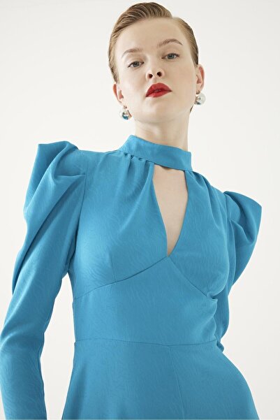 Exquise Μίντι φόρεμα καρπούζι με μανίκια