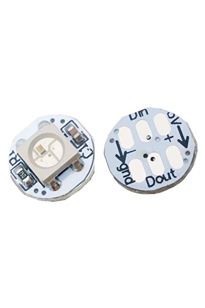 Genel Markalar 1 Bit Neopixel Ws2812b 5050 Rgb Led Modül 5050 Adreslenebilir Rgb Lamba Kart Full Color