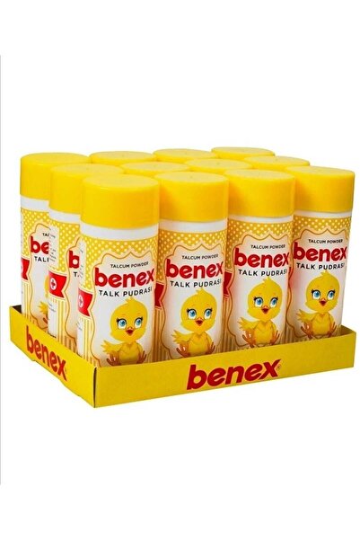 Benex Gül Kokulu Serpme Talk Pudrası 75 Gr 12 Adet