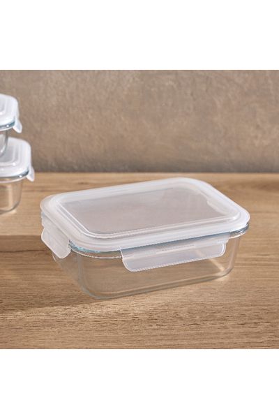 Home Box Imperial Borosilicate Glass Container - 1.04 L