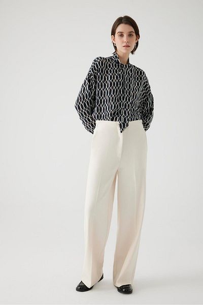 Exquise High Waist Wide Leg - Regular Fit Trousers