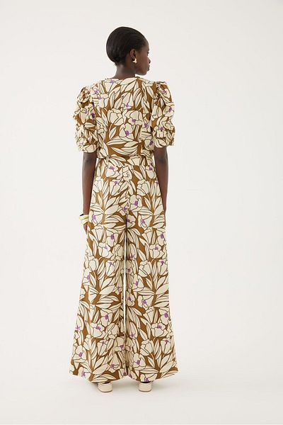 Exquise Floral Patterned Trousers