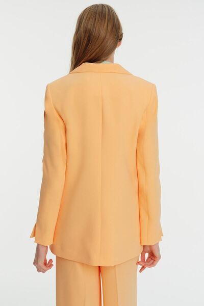 Exquise Μακρυμάνικο ανδρικό γιακά ίσιο υφασμάτινο μπουφάν