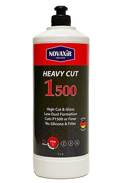 novaxir Heavy Cut 1500 Çizik Çıkarıcı Kalın Pasta, 1l, Silikon-dolgu Içermez ...