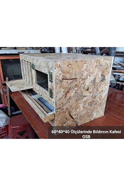 Harikalar Diyarı Çiftlik Bıldırcın Kafesi Yumurta Eğilimli - Keklik Kafesi Yumurta Eğilimli Kuş kafesi 60x40x40 Ölçülerinde