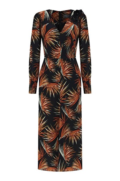 Exquise Φόρεμα με λουλούδια με λεπτομέρειες