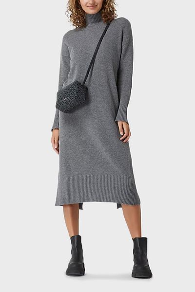 Calvin Klein Schwarze Umhängetasche für Damen – verstellbarer Riemen, stilvolles Design