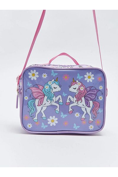LC Waikiki Girl's Purple Printed Lunchbox