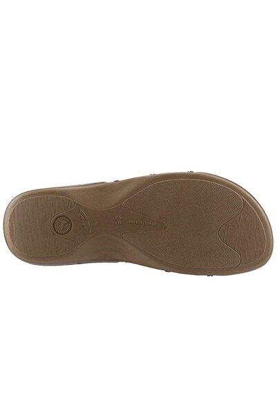 Ceyo Γυναικείες Παντόφλες Minelli 6500 Μπεζ Ανατομικές