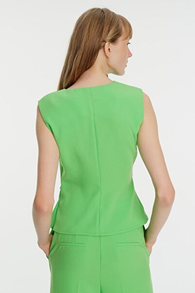 Exquise Μπλούζα κρεπ με λαιμόκοψη