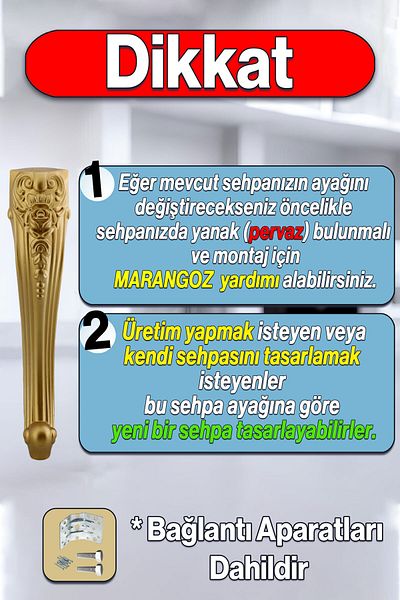 Badem10 Picioare pentru masă de cafea din plastic Nehir 40 cm Culoare aurie Picioare mijlocii pentru masă de cafea extensibilă Mobilier Picioare de masă Aur 1buc
