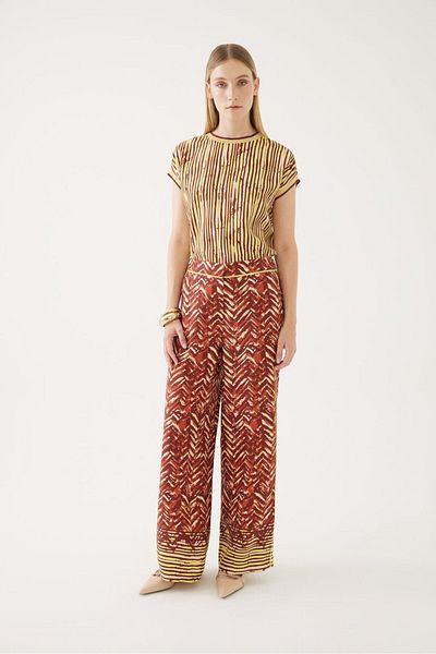 Exquise Intricate Patterned Trousers