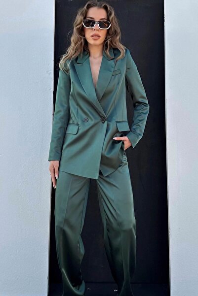 MOCCHI Satin Palazzo Women's Suit New Season 24w