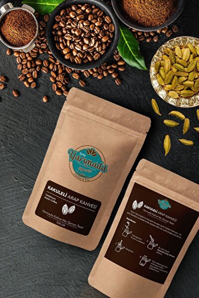 Kakuleli Arap Kahvesi 500 Gr, Taze Çekilmiş, Orta Kavrulmuş Ve Öğütülmüş