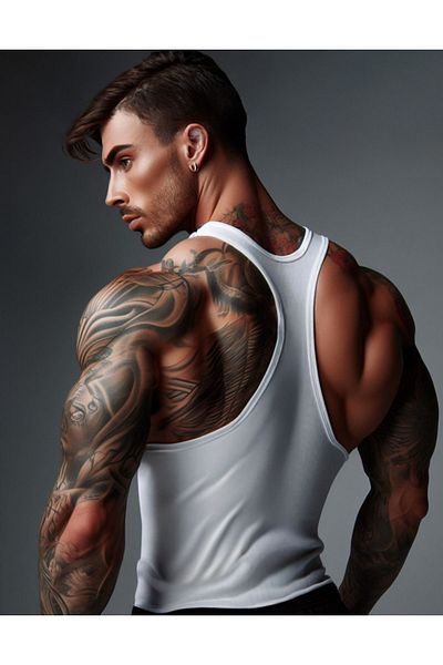 Ghedto Warm up Fitness Gym Tank Top Athlete Undershirt