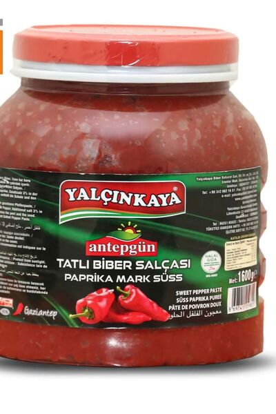 Yalçınkaya Tatlı Biber Salçası 1600gr×2