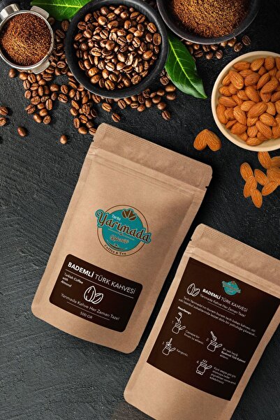 Bademli Türk Kahvesi 500 Gr,taze Çekilmiş, Orta Kavrulmuş Ve Öğütülmüş