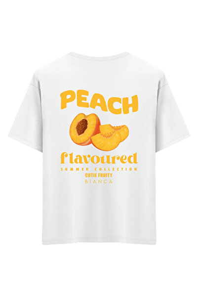 Mounte Bianca Unisex breskva - Oversize kroj T-shirt