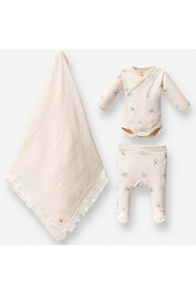 Minisse Koza Bebek Battaniyeli 3'lü Set, Hastane Çıkışı
