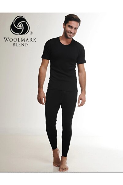 tubgen Ανδρικά μάλλινα εσώρουχα HasWool 2-Pece - Thermal Anti-Sweat Undershirt