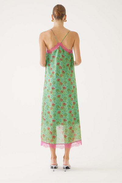 Exquise Rochie din șifon cu dantelă