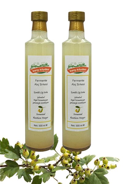 Karşı Köyden Doğal Fermantasyon Alıç Sirkesi - 2 Adet X 500ml