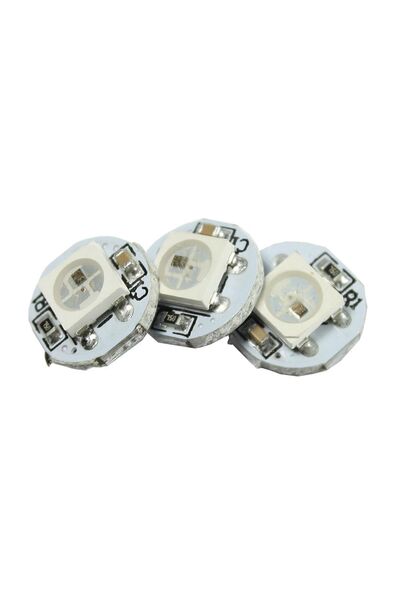 Genel Markalar 1 Bit Neopixel Ws2812b 5050 Rgb Led Modül 5050 Adreslenebilir Rgb Lamba Kart Full Color