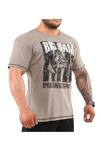 Big Sam Khaki Fit T-Shirt 2843