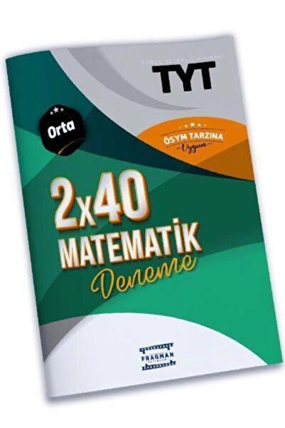 Fragman Yayınları Tyt 2x40 Yeni Nesil Matematik Deneme Orta