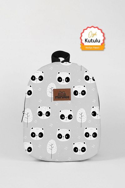 Minilee Confused Panda 0-8 Years - Παιδικό σακίδιο πλάτης νηπιαγωγείου, νηπιαγωγείου [ειδικό κουτί]