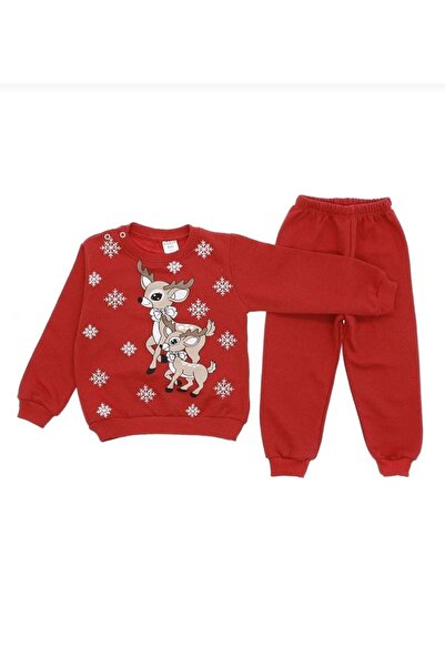 SHINE RABBIT ÇOCUK NOEL TEMALI EŞOFMAN TAKIMI