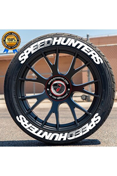 bombtire ملصق حروف إطارات السيارات ثلاثي الأبعاد من Speed Hunters - دراجة نار...