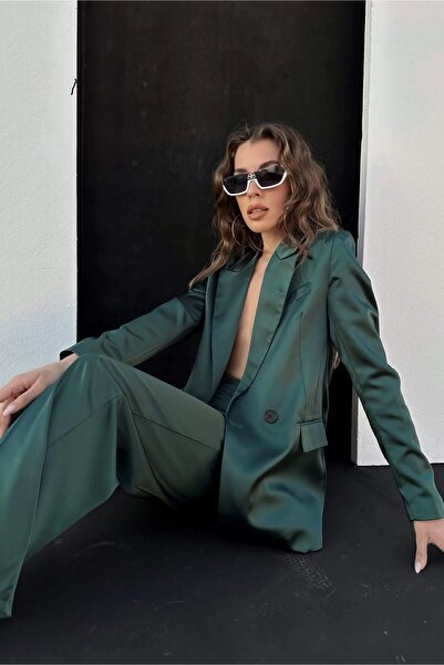 MOCCHI Satin Palazzo Women's Suit New Season 24w