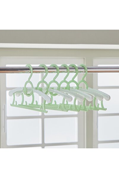 Home Box Ron 6-Piece Atlass Teddy Shaped Broad Hangers - 17x28x1 cm