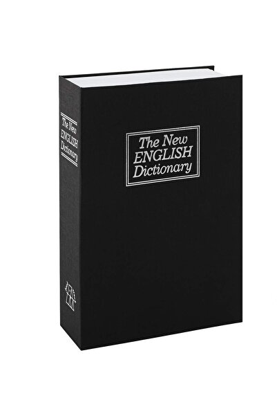 KRİZANTEM Ev için Çelik Kasa Kitap Görünümlü Anahtarlı Evrak Takı Para Saklam...