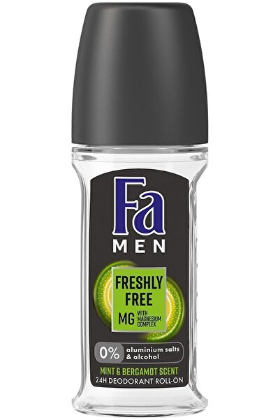 Fa Men Freshly Free Nane & Bergamot Roll-On 50 ml – 48 Saat Koruma, Leke Karş...