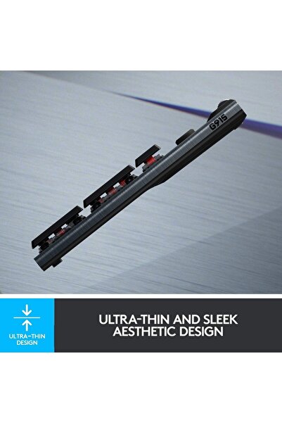 logitech G915 Wireless RGB Mechanical Gaming Keyboard (Tactile Switch)