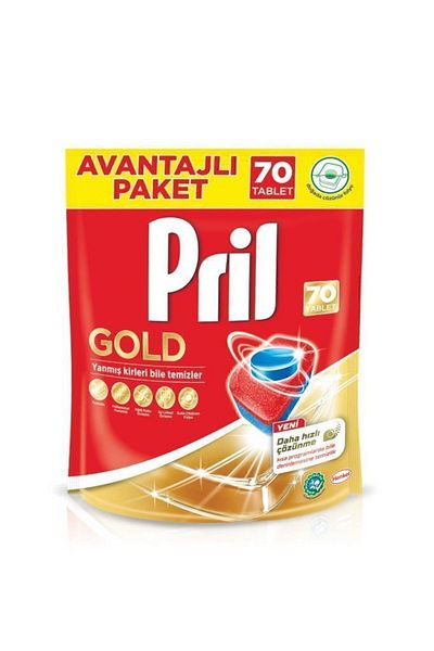 Pril Gold 140 Washing Dishwasher Detergent Tablets (2 X Pack of 70)