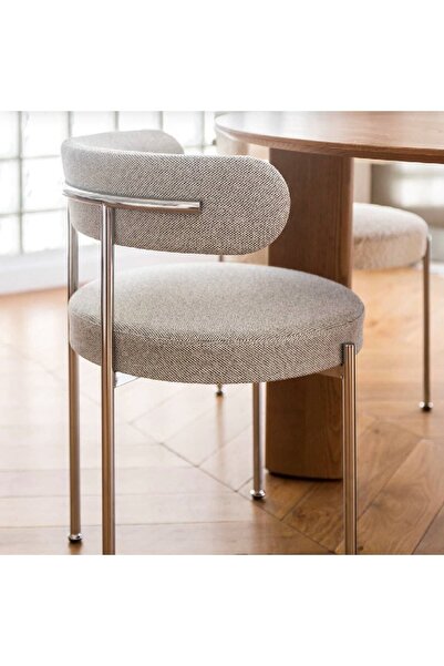 BiSandalye 2 Adet Rols Modern Yemek Masası Sandalyesi