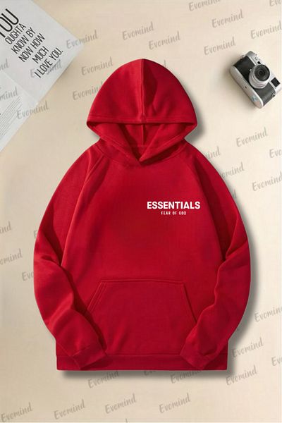 Evomind Unisex Essentials Printed Adult and Children Hooded Sweatshirt