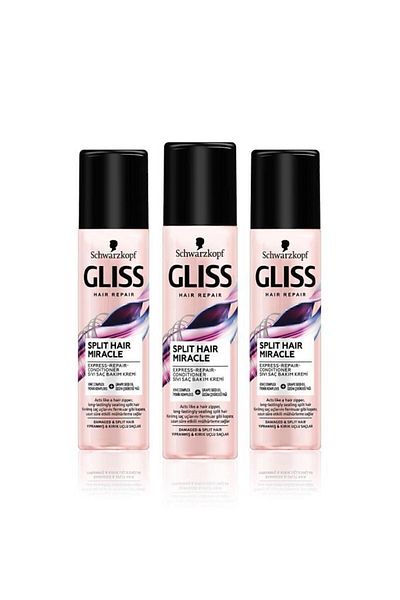Gliss Split Hair Miracle - 200 ml x 3 Liquid Conditioner