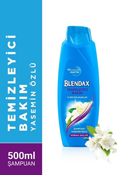 Blendax Yasemin Özlü 500 ml x3 Temizleyici Bakım Şampuan Seti– Arındırıcı ve Hacim Veren Etki
