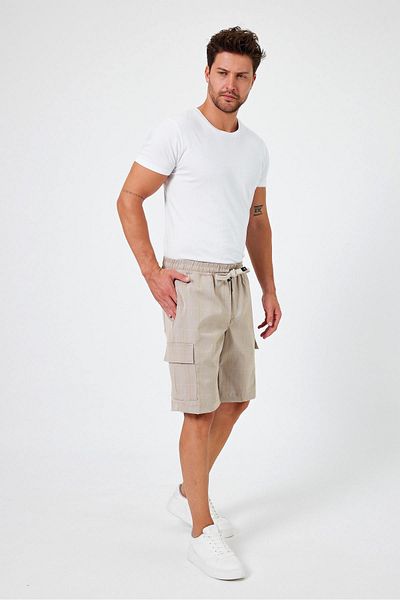 ALEXANDERGARDI E24-6502 Model Cargo Pocket Bermuda Shorts